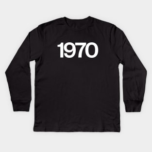 1970 Kids Long Sleeve T-Shirt